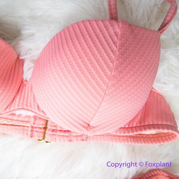 New! Set! Free‎ People x Peony panel balconette highline pant bikini, size XS - Picture 5 of 10